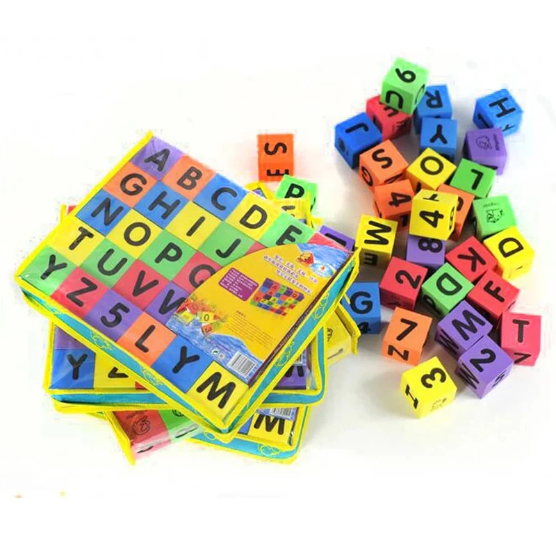 30Piece Set Alphabet Letters Foam Building Blocks Educational Learning Toys For Kids Toddlers Montessori Juguetes Educativos | Игрушки и