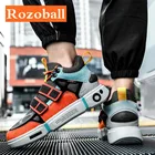 Кроссовки мужские в стиле хип-хоп, Повседневная модная Уличная обувь в стиле ретро, Нескользящие, для прогулок, Rozoball, Прямая поставка