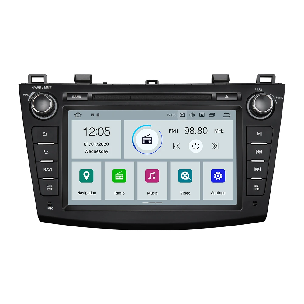 Автомобильная стереосистема Android 10 0 2 ГБ + 32 DVD для Mazda 3 2010 2011 2012 2013 автомобильная