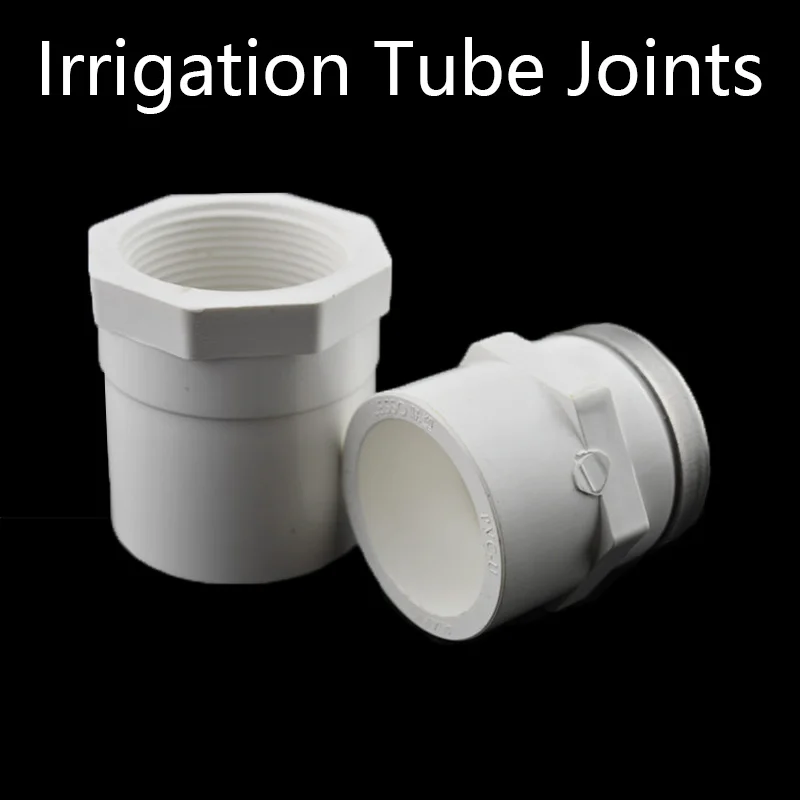 

Irrigation Tube Joints Hex UPVC Direct Connector Garden Water Pipe Connectors PVC Water Supply Pipe Fittings 1 Pcs