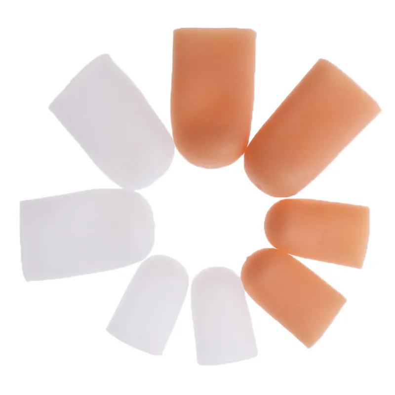 

2Pcs Silicone Gel Tubes Finger Little Toe Protector Toe Separators Tool