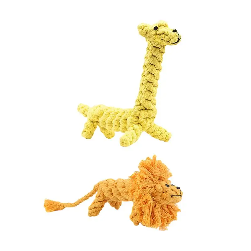 2 шт. жевательная игрушка для домашнего питомца ткачество Милая очистка прочный