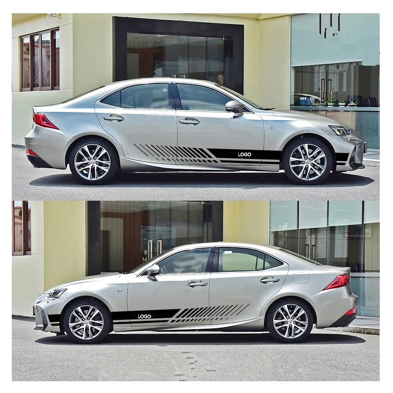 Высококачественная наклейка на боковую дверь KK для Lexus IS250 IS350 CT200H ES GS RC Z2CA802 |