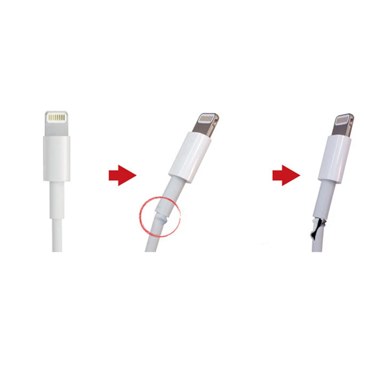 Высокое качество 2 шт./лот usb кабель для зарядки протектор передачи данных защита