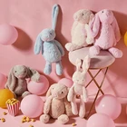 Длинные уши кролик плюшевые игрушки для младенцев Успокаивающая кукла Мультяшные животные плюшевые мягкие игрушки Детская Спящая игрушка кролик кукла