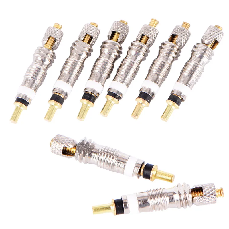 

10pcs/Pack Valve Core Presta To Schrader French Air Pump Bicycle Bike Valve And Removal Tool