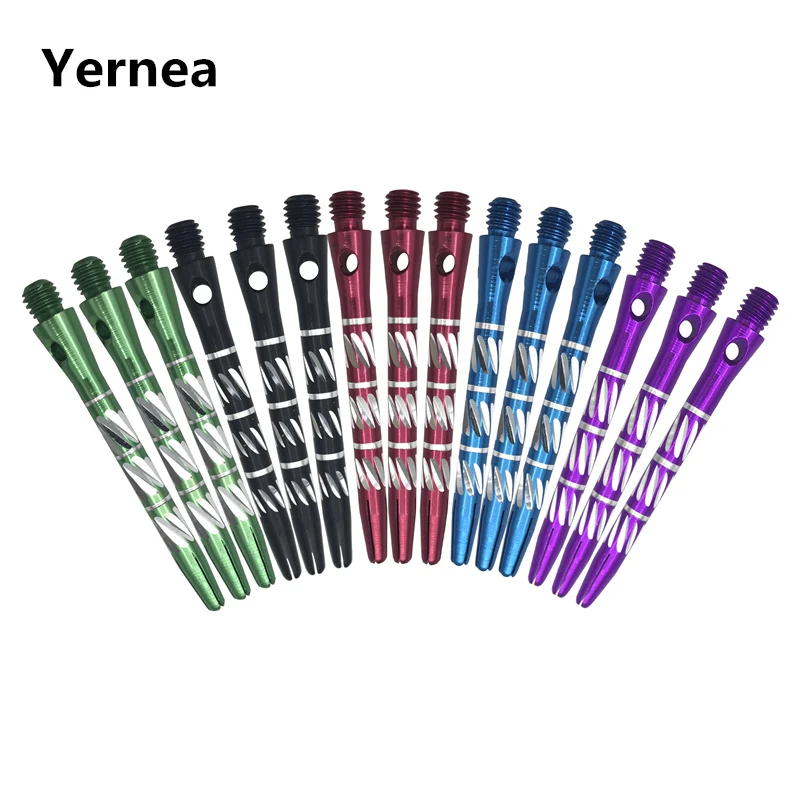 New 3Pcs Chromatic Darts Shafts 45mm Aluminium Alloy Material Shaft Dart Accessories Throwing Toy | Спорт и развлечения