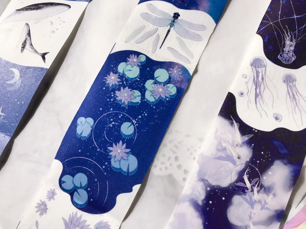 

10 Meter Roll PET masking tape Galaxy Night Background Journal