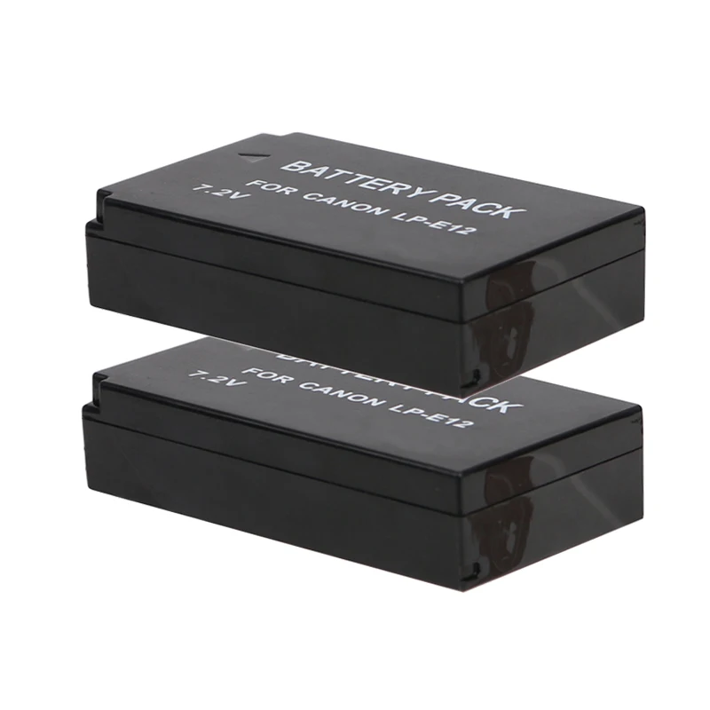 4 шт. LP-E12 LP E12 LPE12 батарея для камеры + LCD USB двойное зарядное устройство Canon EOS M50 M100 100D