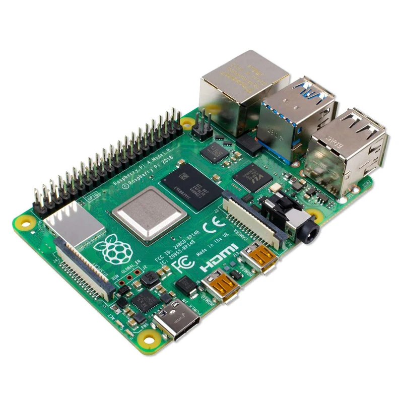 Оригинальный Raspberry Pi 4 Model B 2 гб/4 гб/8 гб озу BCM2711 четырёхъядерный телефон модели v8 1 5