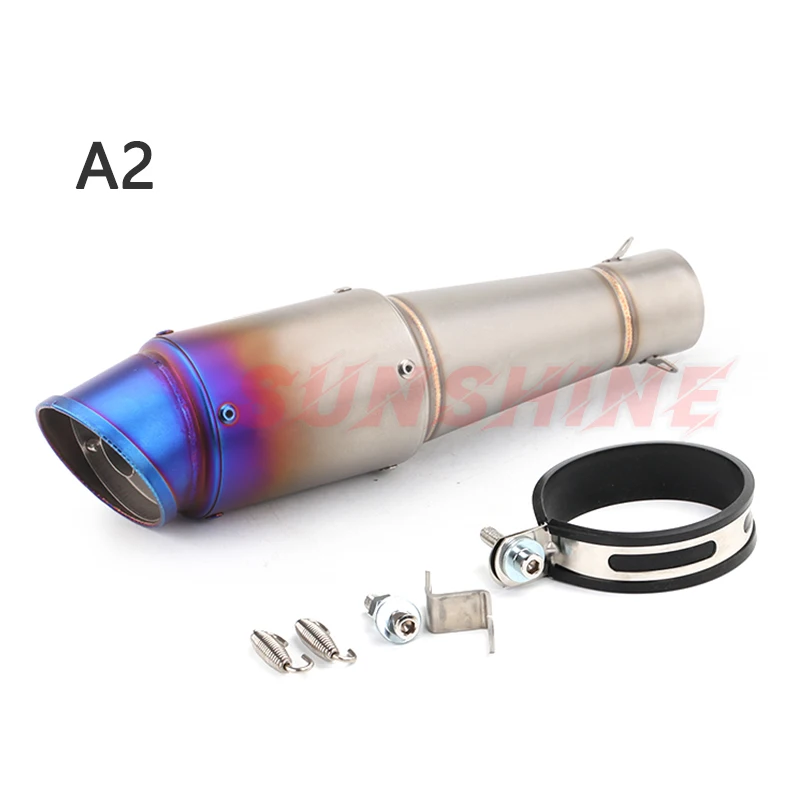 Универсальный глушитель выхлопной трубы для мотоцикла питбайка 51 мм