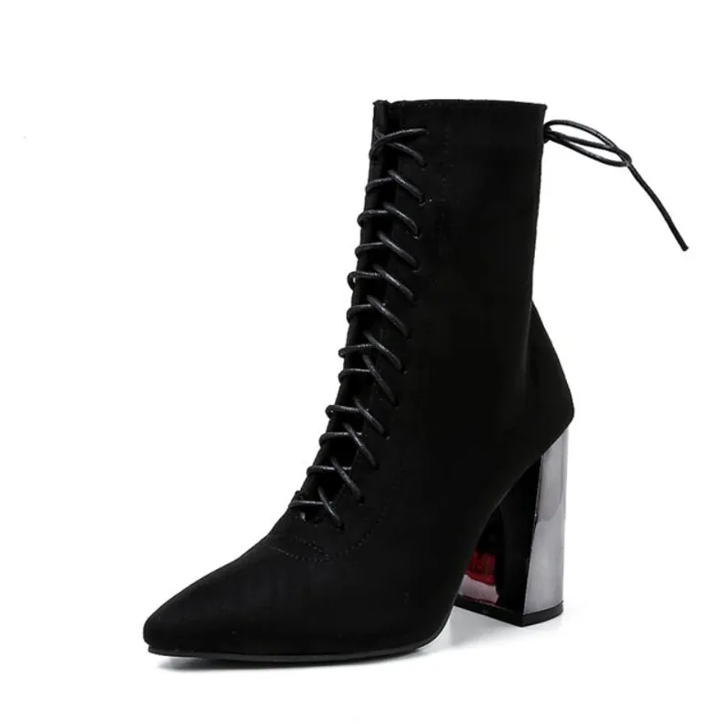 Новинка 2020 женские теплые ботинки короткие модные сетчатая красная обувь на