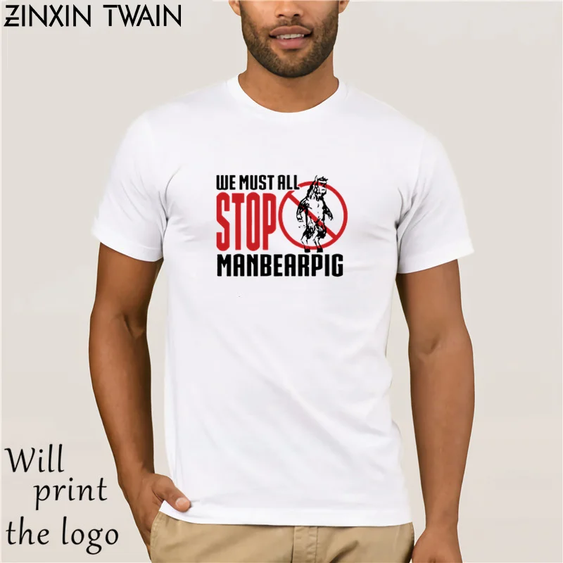 Принт Челведьсвин Для мужчин юго весело комедии парк Легенда человек футболки с