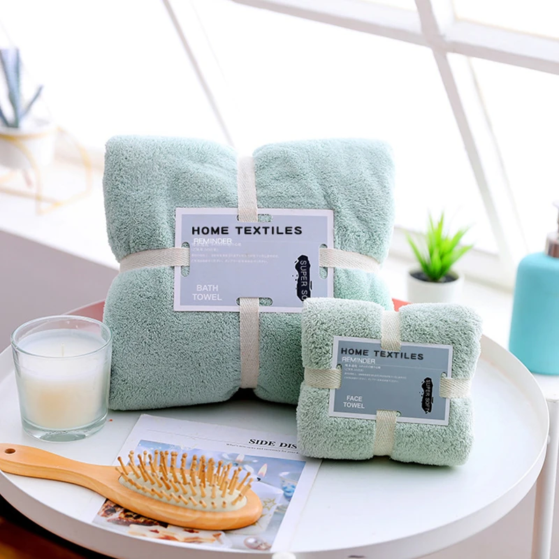 

Microfiber Fabric Bath Towel Face Hair Towels Absorbent Facecloth Micro Fiber Washcloth 35*75cm 70*140cm