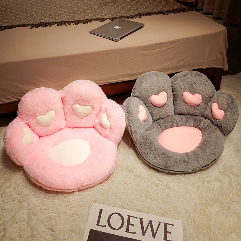 

1PC 2 Sizes Soft Cat Paw Pillow Animal Seat Cushion Stuffed Plush Sofa Indoor Floor Home Chair Decor For Kids Girls Gift