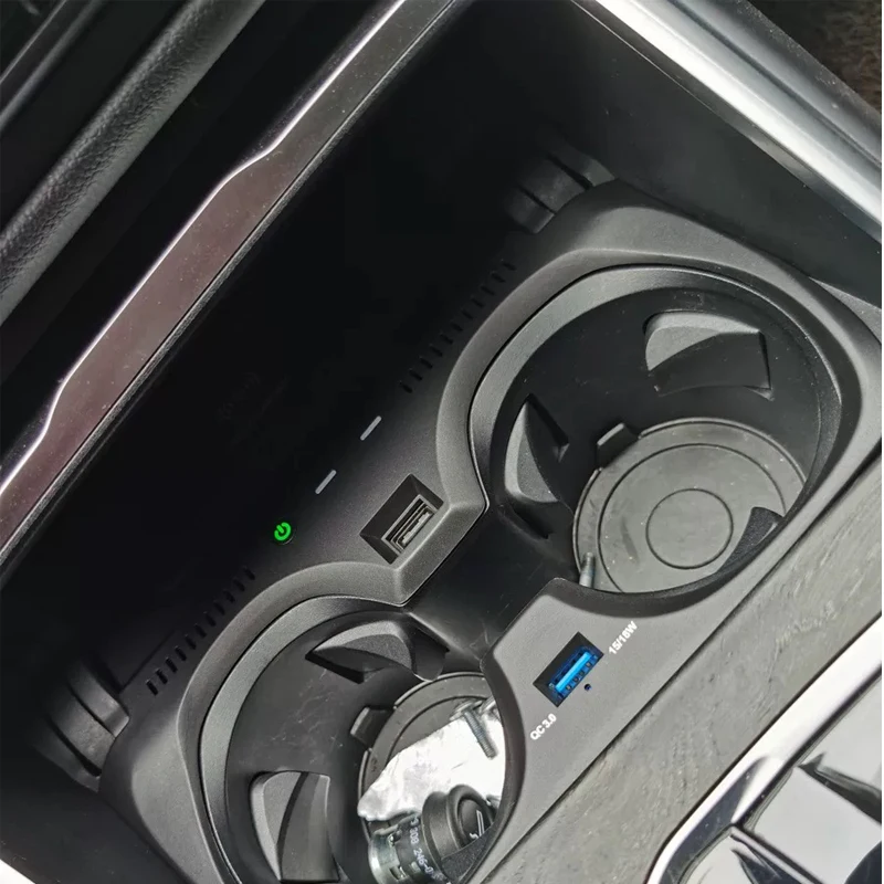 Автомобильное QI Беспроводное зарядное устройство для BMW 3 серии G20 G28 325I 330I 2020