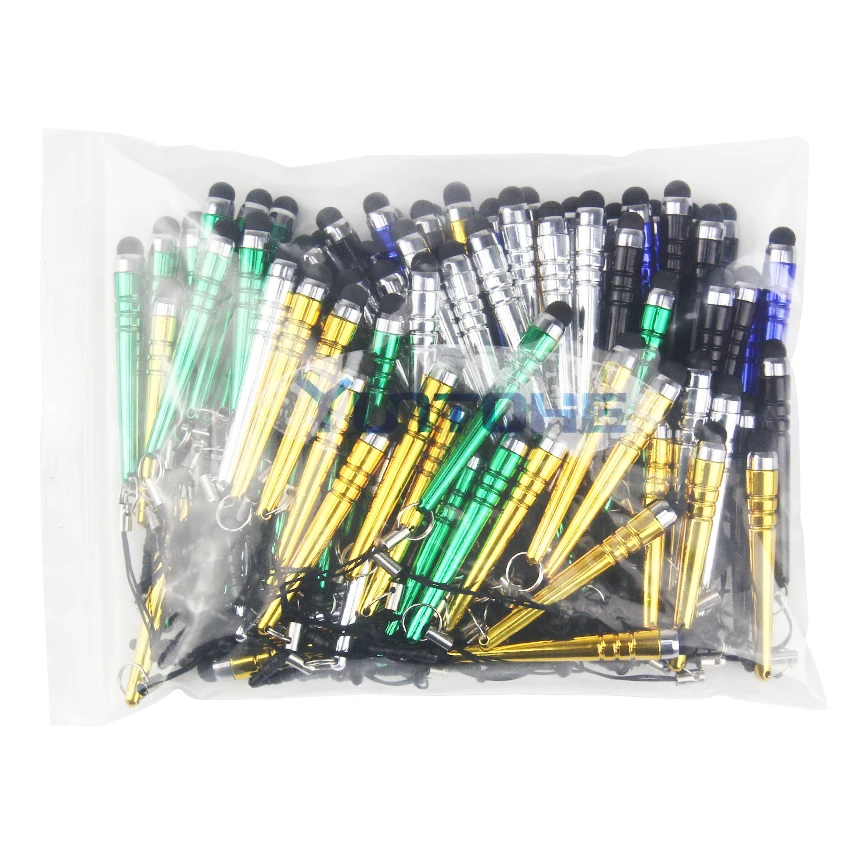 Универсальный стилус-ручка в форме бейсбольной биты для емкостных сенсорных экранов Iphone Ipad Samsung Tablet Android, 500 шт. в партии.