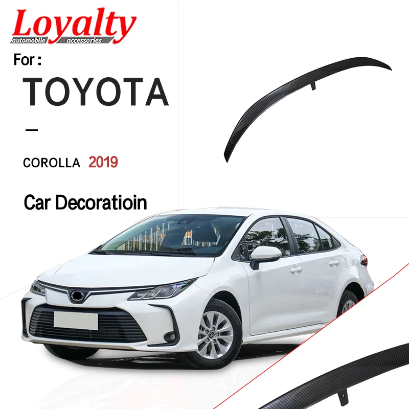 

Чехол для Toyota Corolla 2019, внешний задний спойлер из АБС-пластика