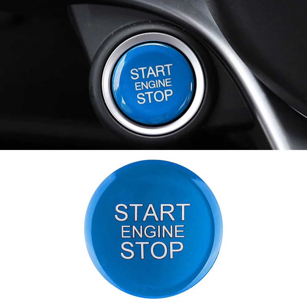 

Car Engine Button Stop Switch Accessories Car Interior Engine Start Stop for Alfa Romeo Giulia Stelvio 17-19