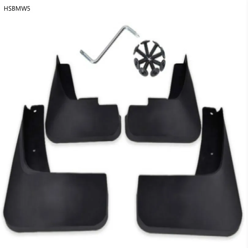 

HSbmw5 Mudguards car Mud guard fender mudguard car flipper with install tools dustproof Mud proof free shipping