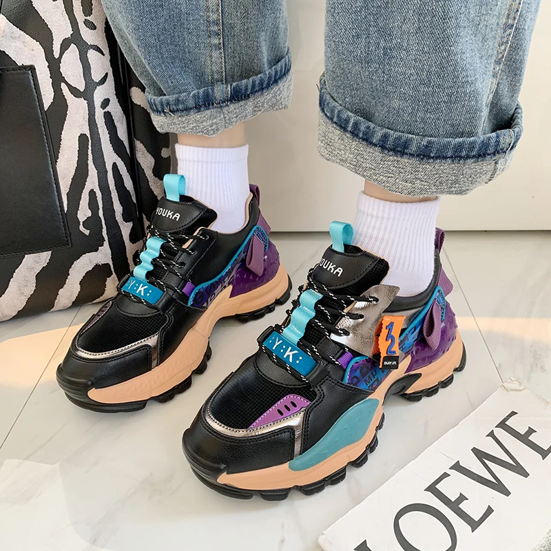 

Women Vulcanize Shoes Sneakers 2021 Ladies Fashion Casual Shoes Summer Mesh Breathable Sneakers Femme Zapatillas Mujer 35-40