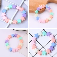brand new childrens colorful acrylic five pointed star bracelet 1pcs