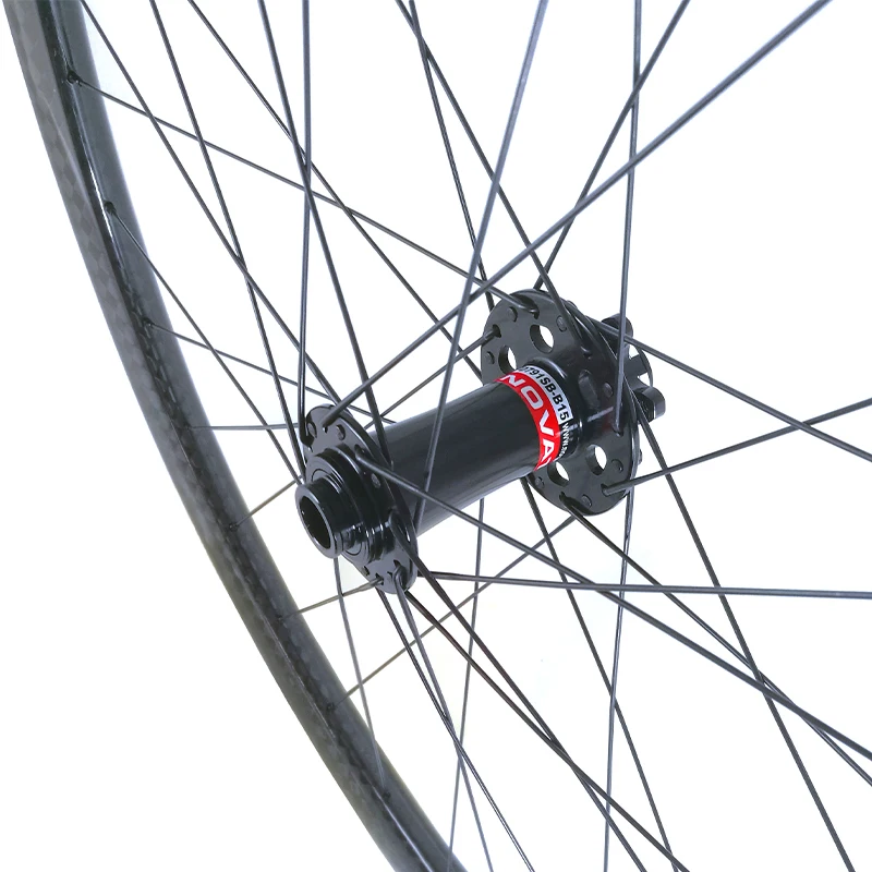 29er MTB XC 30*30mm Carbon Wheelset Asymmetric 12K Rim Wide 30 Deep Novatec D791SB-B15 D902SB-B12 Microspline 12S Boost Hub | Спорт и