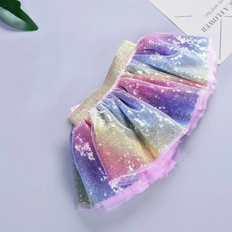 Платье для маленьких девочек на день рождения вечерние с бантом из ленты Костюм