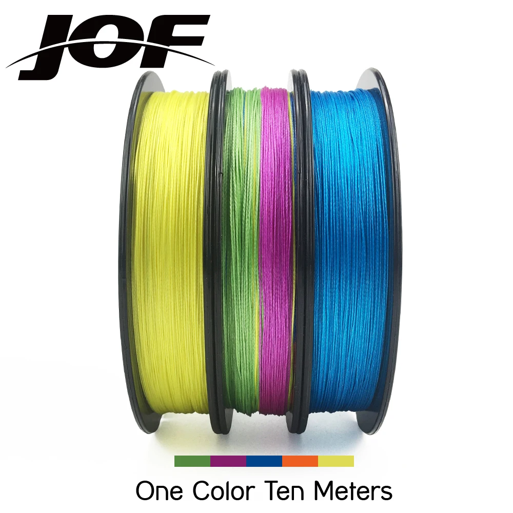 

JOF X8 Braided Fishing Line 500M 300M 150M 8 Strands Wide Angle Tech Multifilament Braid PE Line Saltwater 15-100LB