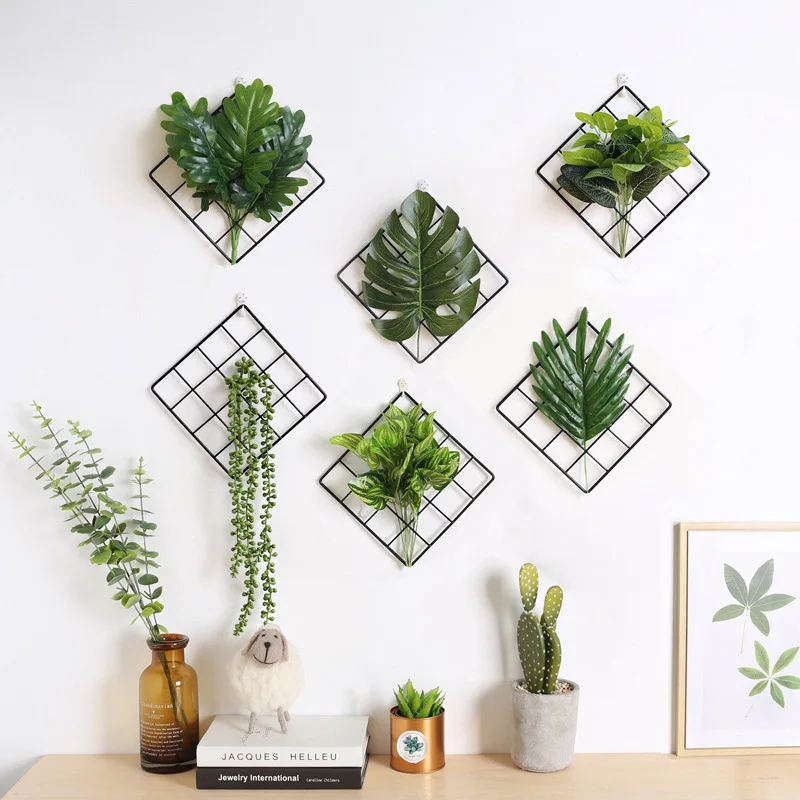 Металлическая сетка в скандинавском стиле настенные фото сетки картинки рамка