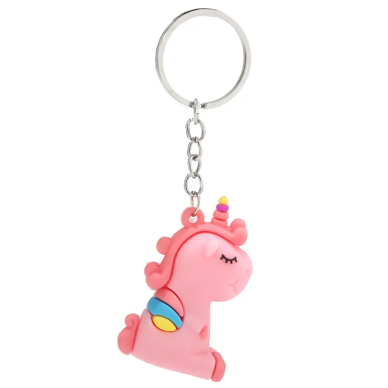 

Милый брелок для ключей, брелок с единорогом, кольцо, подвеска, брелок с животными для автомобиля подвеска в форме ключа, брелок llavero car ювели...