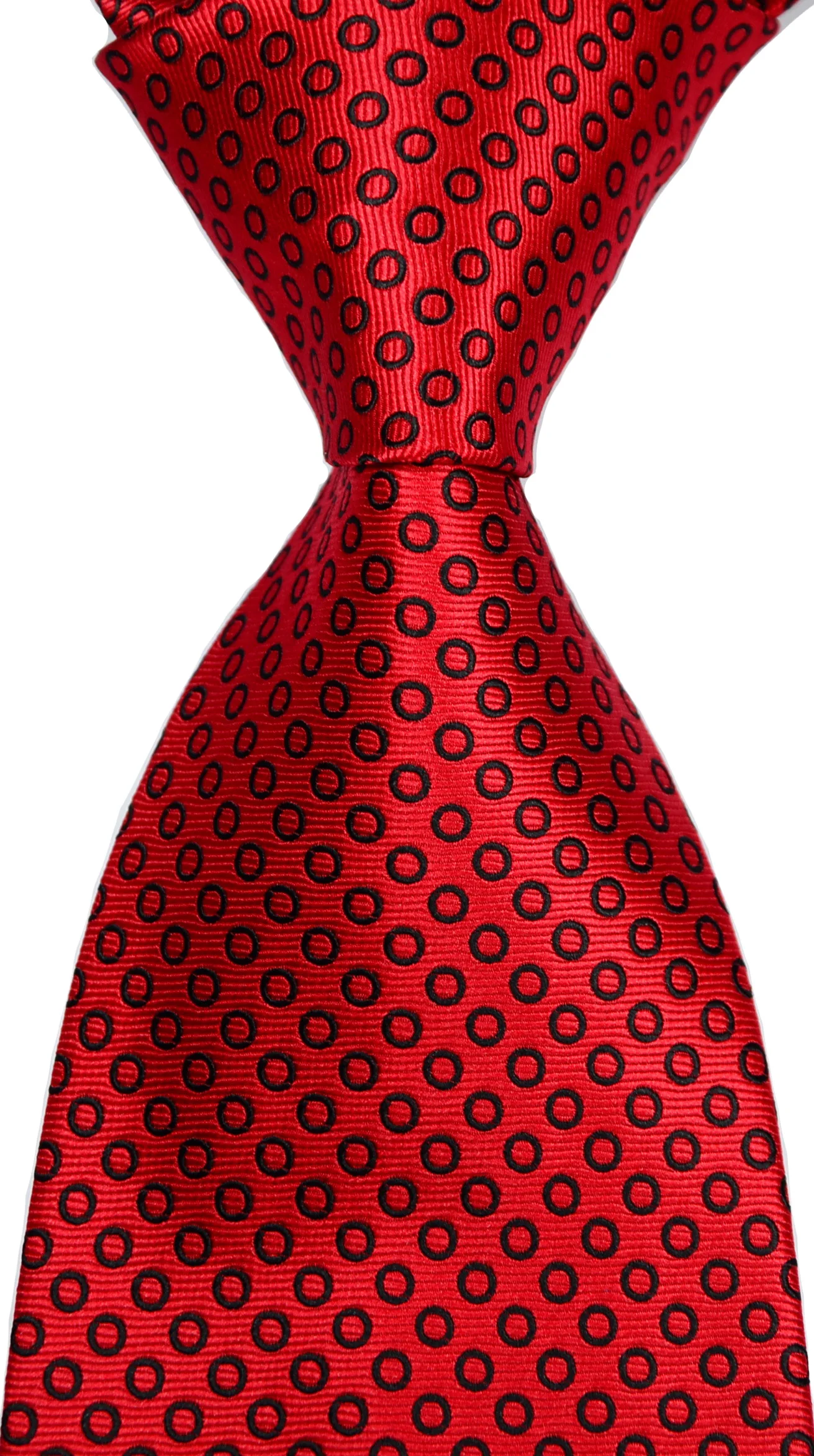 

Silk Dot Tie for men's necktie Blue Orange Red Jacquard Party Wedding Woven Fashion Design