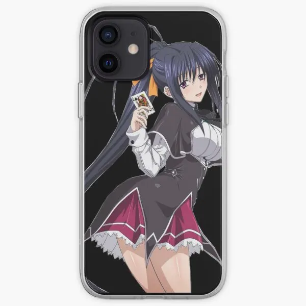 Чехол Akeno Himejima для телефона iPhone X XS XR Max 6 6S 7 8 Plus 11 12 13 Pro Mini 5 5S SE рисунок силиконовый