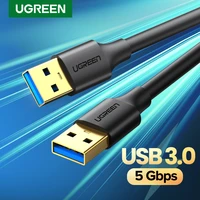 ugreen usb to usb extension cable usb 2 0 3 0 cable male to male usb extender for hard disk xiaomi tv box usb extension cord