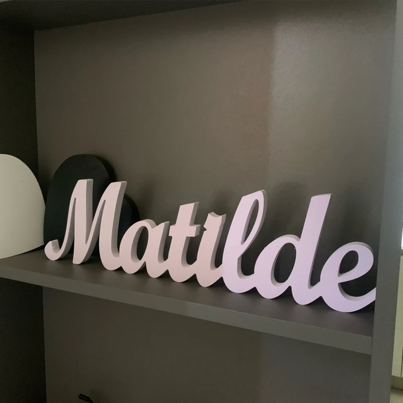 Персонализированные деревянные таблички с именем для детей индивидуальное имя