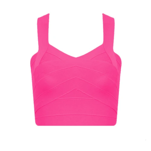 style 1 dark pink Женский короткий топ с повязкой, Летний однотонный топ с v-образным вырезом и поясом, сексуальный облегающий белый женский топ - Цвет: style 1 dark pink