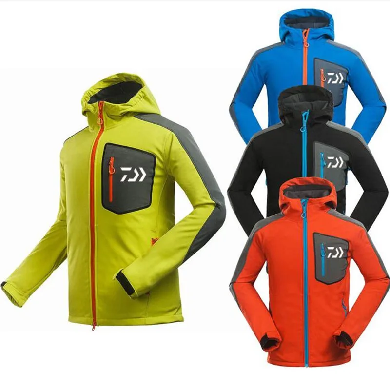 

Спортивная мужская куртка Daiwa для рыбалки на осень-зиму, теплая быстросохнущая куртка для рыбалки, дышащая куртка для рыбалки