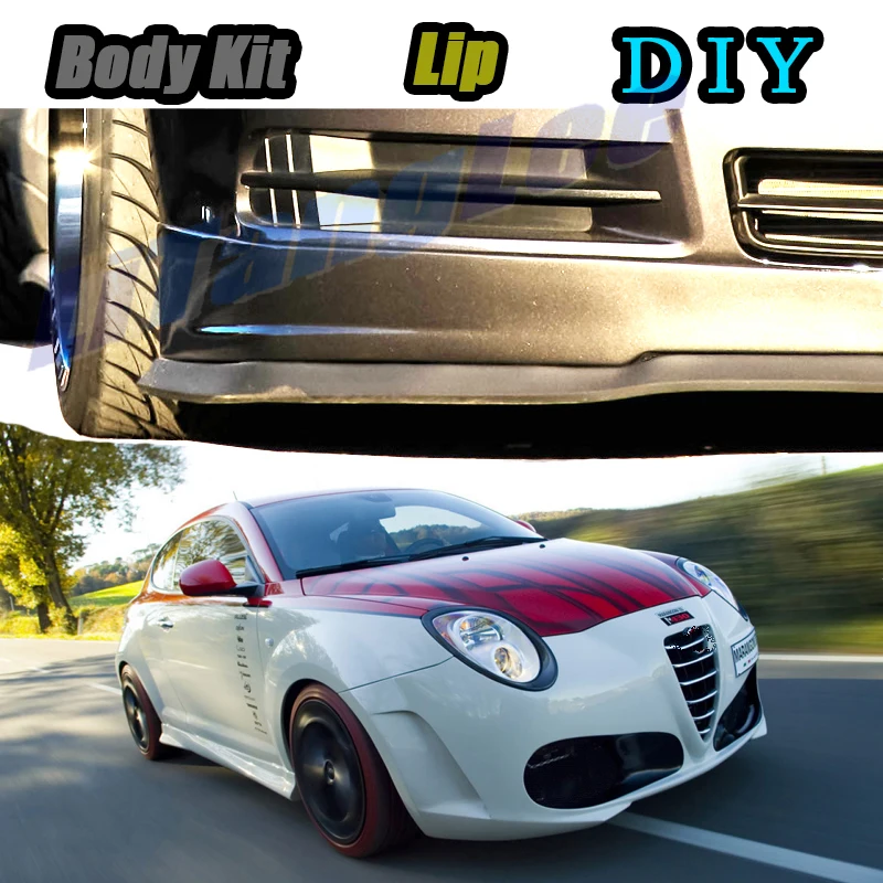 Автомобильный бампер передний спойлер дефлектор юбки для Alfa Romeo MiTo AR furosa Tune