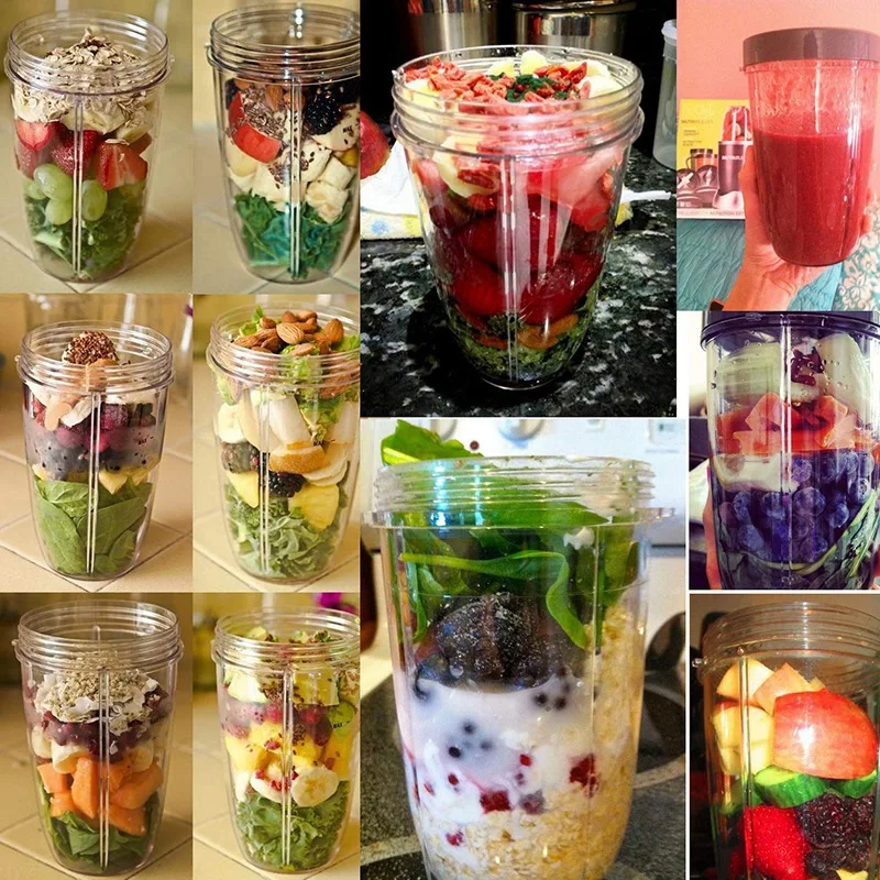 Набор чашек и лезвий для нутри сменная высокоскоростная миксер-система запасных