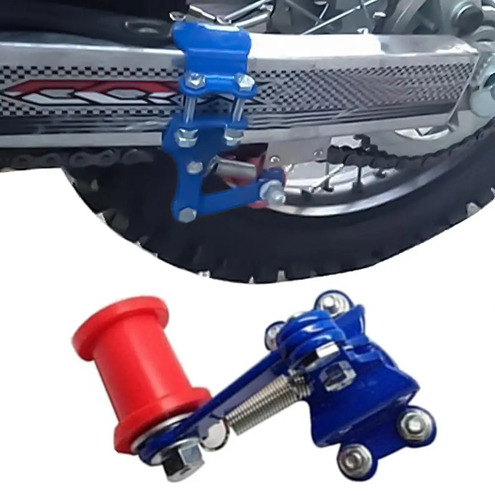 Ajustador de cadena de Metal portátil para Motocross, regulador tensor modificado, accesorios para motocicleta