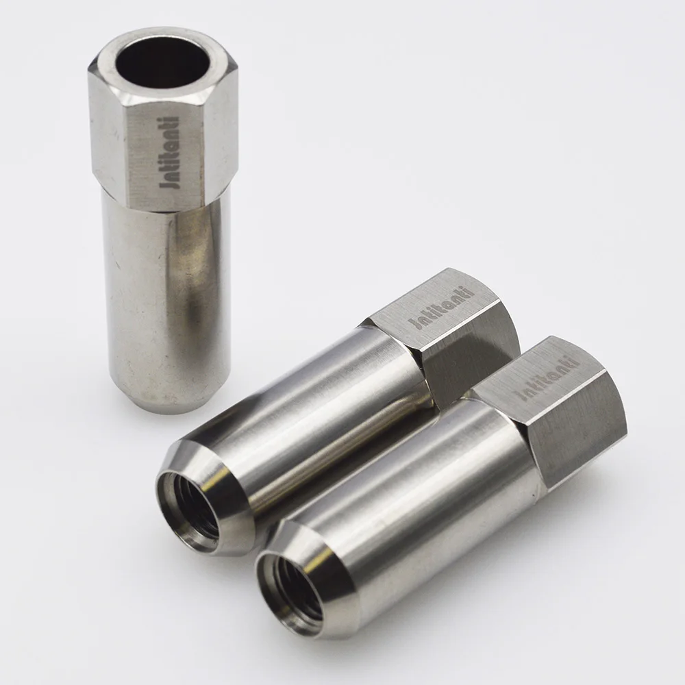 Конусное сиденье с открытым концом Gr5 титановые гайки для ступицы колеса m12 * 1 5*60