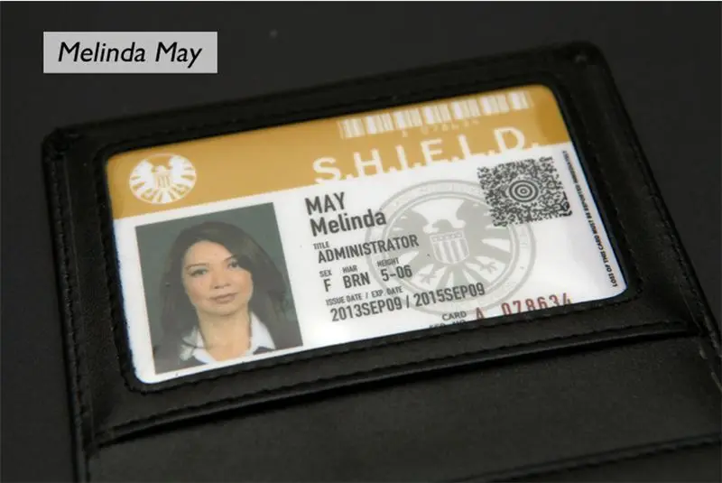 Спецназ для косплея по фильму Shield S.H.I.E.L.D. Металлический значок и кожаный