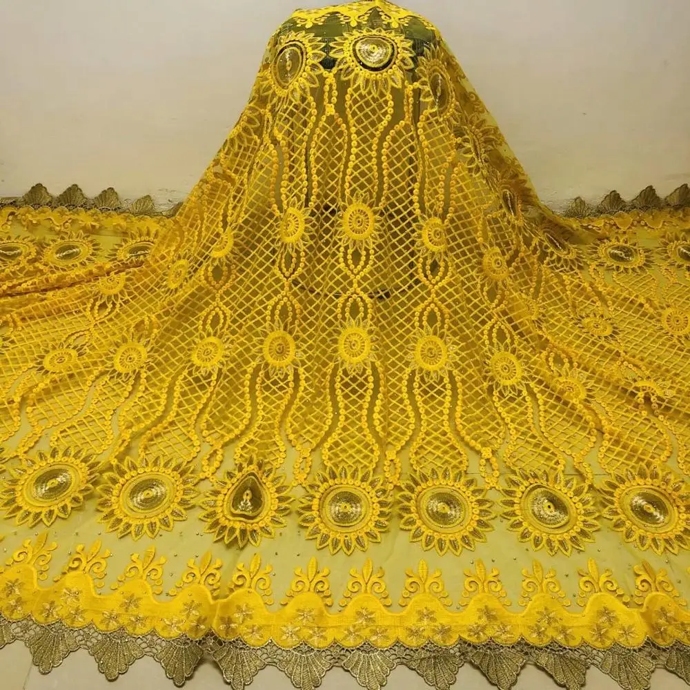 

French net lace fabric 2020 high quality lace tulle fabric with stones nigerian lace fabric with gold embroidery 5 yards