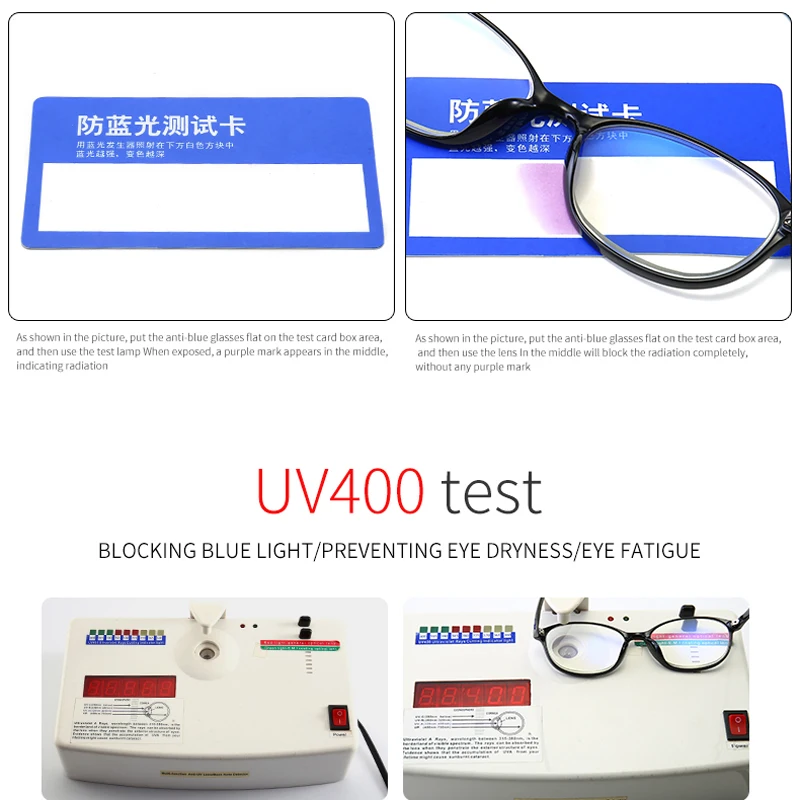 Классические очки для чтения унисекс VCKA TR90 дальнозоркости с защитой от синего
