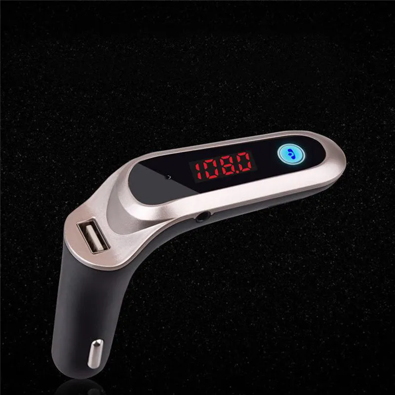 USB TF карта с поддержкой зарядного устройства ЖК дисплей громкая связь FM