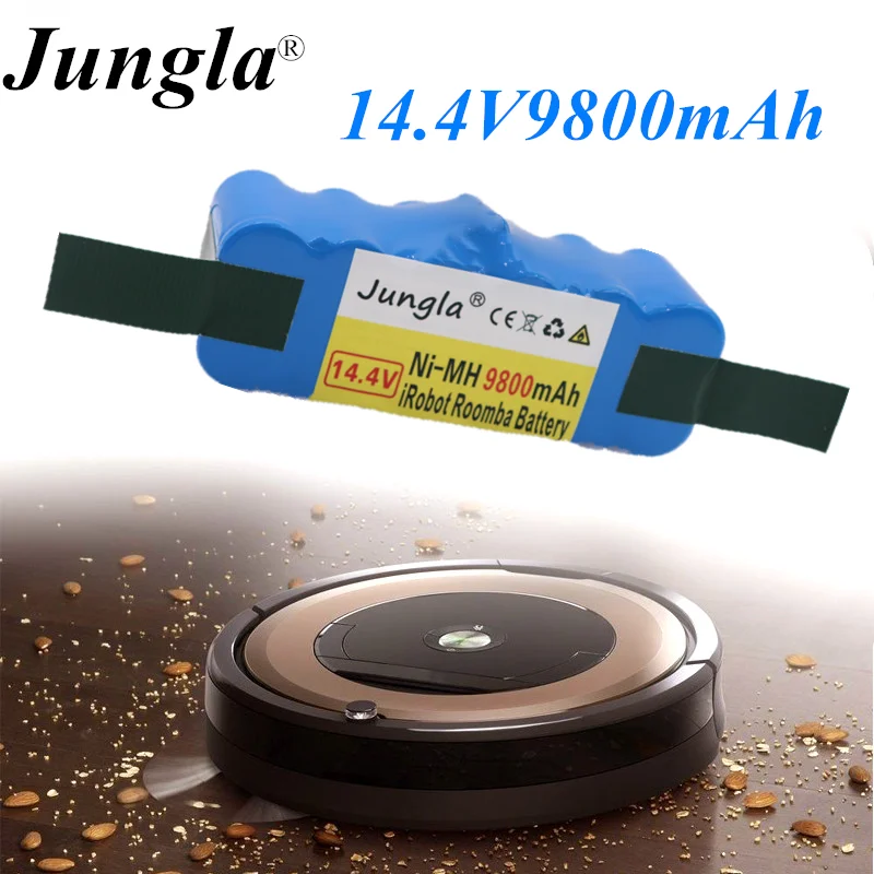 Аккумулятор для пылесоса iRobot Roomba аккумуляторная батарея 9800 мАч 14 4 В 500 510 530 570 580 600