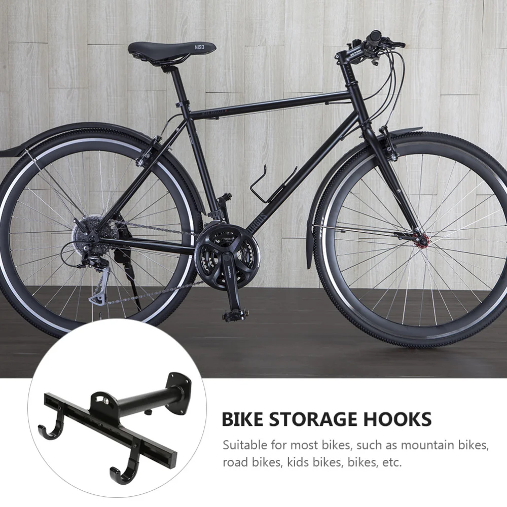 

1 Set Bike Wall Hanger Wall Mounted Bike Hanger Bike Display Rack Wall Holder
