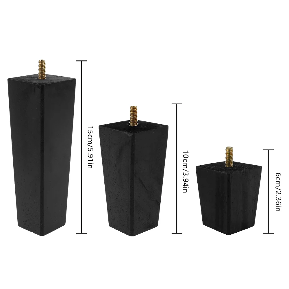 Ножки из массива Деревянные ножки дивана 60-150 мм квадратные прямые дуба с