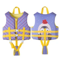 2022 kids life vest floating girls jacket boy swimsuit sunscreen floating power swimming kids baby safety vest