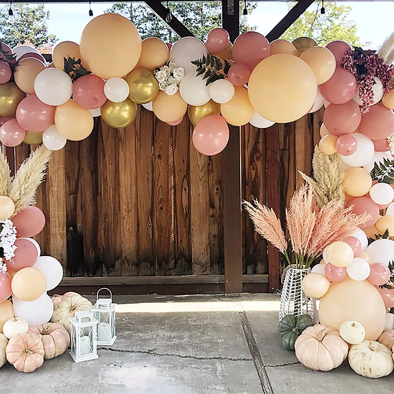 

105 Pcs DIY Retro Dusty Pink Balloon Garland Arch Kit Birthday Party Wedding Bridal Baby Shower Decoration Macaron Balloons